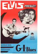 G I Blues 1960 movie poster Elvis Presley Juliet Prowse Robert Ivers Norman Taurog Musicals