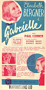 Dreaming Lips 1937 poster Elisabeth Bergner Paul Czinner