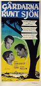 Gårdarna runt sjön 1957 movie poster Margit Carlqvist George Fant Ingemar Pallin Arthur Spjuth