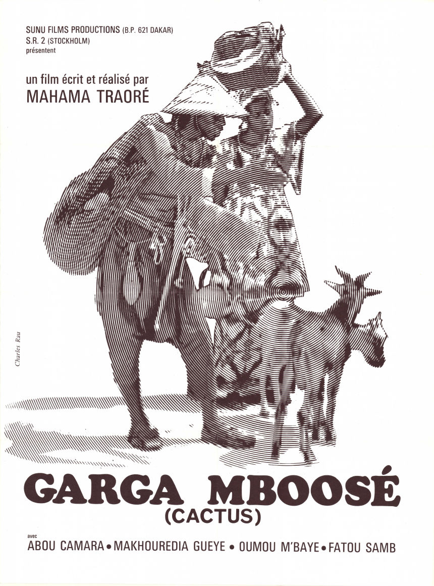 Garga Mboosé 1975 movie poster Abou Camara Mahama Traoré Country: Senegal