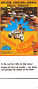 Gasen i botten Herbie 1968 poster Dean Jones Michele Lee David Tomlinson Robert Stevenson Bilar och racing Sport