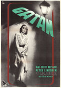 Gatan 1949 movie poster Maj-Britt Nilsson Peter Lindgren Keve Hjelm Gösta Werner Poster artwork: Gösta Åberg