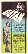 Gatan 1949 movie poster Maj-Britt Nilsson Peter Lindgren Keve Hjelm Gösta Werner Ladies