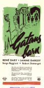 Gatans barn 1944 poster René Dary Raymond Bussieres Jean Mercanton Léo Joannon