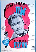 Gentleman Jim 1943 movie poster Errol Flynn Alexis Smith Boxing