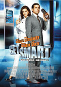 Get Smart 2008 movie poster Steve Carell Anne Hathaway Alan Arkin Peter Segal From TV Agents