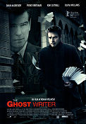 The Ghost Writer 2010 movie poster Ewan McGregor Pierce Brosnan Olivia Williams Roman Polanski