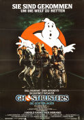 Ghostbusters 1984 movie poster Rick Moranis Bill Murray Dan Aykroyd Sigourney Weaver Harold Ramis