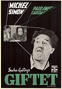 Giftet 1951 poster Michel Simon Pauline Carton Jean Debucourt Jacques Varennes Sacha Guitry