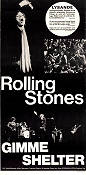 Gimme Shelter 1970 movie poster Rolling Stones David Maysles Rock and pop Documentaries