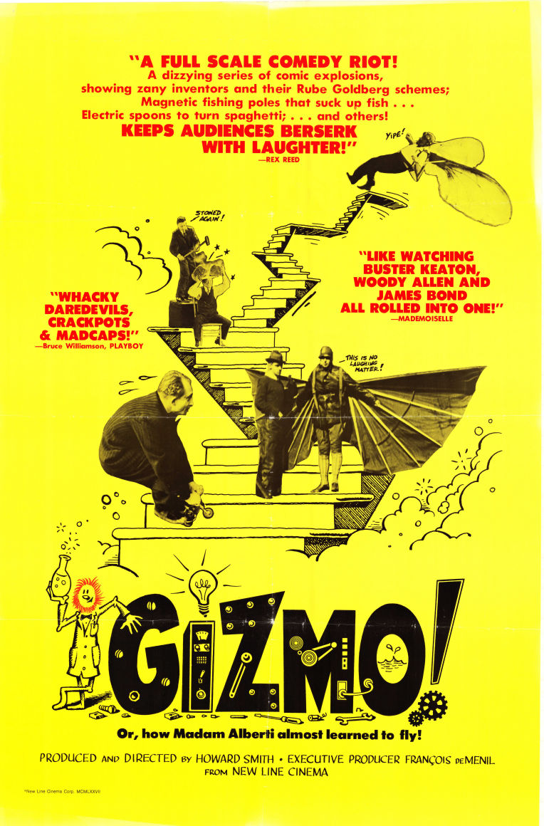 Gizmo! 1977 movie poster Milt Moss Howard Smith Planes Documentaries