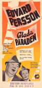 Glada paraden 1948 movie poster Edvard Persson Adolf Jahr Dagmar Ebbesen Emil A Lingheim