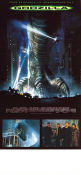 Godzilla 1998 movie poster Matthew Broderick Jean Reno Maria Pitillo Roland Emmerich Dinosaurs and dragons