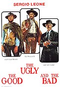 The Good the Bad and the Ugly 1968 movie poster Clint Eastwood Lee Van Cleef Sergio Leone