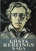 The Atonement of Gosta Berling 1924 movie poster Greta Garbo Lars Hanson Mauritz Stiller Writer: Selma Lagerlöf