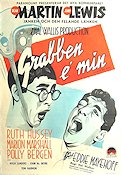 Grabben e min 1951 poster Jerry Lewis Dean Martin