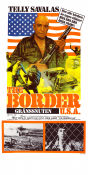 The Border 1982 movie poster Telly Savalas Danny DeLa Paz Eddie Albert Christopher Leitch Police and thieves