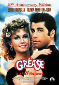 Grease 1978 movie poster John Travolta Olivia Newton-John Stockard Channing Randal Kleiser Dance Musicals