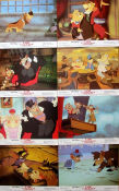 The Great Mouse Detective 1986 large lobby cards Vincent Price Ron Clements