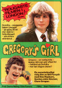 Gregory´s Girl 1980 movie poster John Gordon Sinclair Dee Hepburn Jake D´Arcy Bill Forsyth School