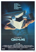 Gremlins 1984 movie poster Zach Galligan Phoebe Cates Hoyt Axton Joe Dante