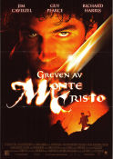 The Count of Monte Cristo 2002 movie poster Jim Caviezel Guy Pearce Christopher Adamson Kevin Reynolds