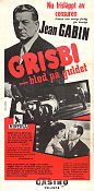 Touchez Pas au Grisbi 1956 movie poster Jean Gabin Jacques Becker