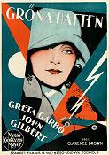 A Woman of Affairs 1928 movie poster Greta Garbo John Gilbert Clarence Brown Eric Rohman art