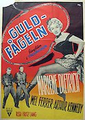 Rancho Notorious 1952 movie poster Marlene Dietrich Mel Ferrer Fritz Lang