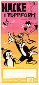 Hacke i toppform 1966 poster Hacke Hackspett Woody Woodpecker Walter Lantz