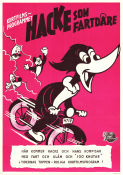 Hacke som fartdåre 1963 poster Hacke Hackspett Woody Woodpecker Walter Lantz