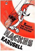 Hackes karusell 1968 poster Hacke Hackspett Walter Lantz