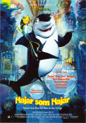 Hajar som hajar 2004 poster Will Smith Bibo Bergeron Animerat Fiskar och hajar