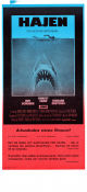 Jaws 1975 movie poster Roy Scheider Richard Dreyfuss Robert Shaw Steven Spielberg Fish and shark