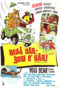 Hallå där Yogi e här 1964 poster Yogi Bear Joseph Barbera Filmbolag: Hanna-Barbera Animerat Från TV