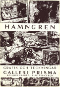 Hamngren Galleri Prisma Bollhusgränd Slottsbacken 1967 poster Poster artwork: Hans Hamngren Artistic posters