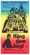 Hang Em High 1968 movie poster Clint Eastwood Inger Stevens Pat Hingle Ted Post