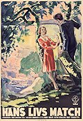 Hans livs match 1932 movie poster Birgit Tengroth Sigurd Wallén Artistic posters