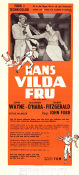 Hans vilda fru 1952 poster John Wayne Maureen O´Hara Barry Fitzgerald John Ford