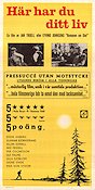Här har du ditt liv 1966 movie poster Eddie Axberg Jan Troell