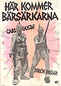 Här kommer bärsärkarna 1964 movie poster Carl-Gustaf Lindstedt Dirch Passer Arne Mattsson Find more: Vikings