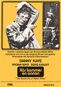 The Secret Life of Walter Mitty 1947 movie poster Danny Kaye Virginia Mayo Boris Karloff Norman Z McLeod