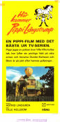 Pippi Goes on Board 1972 movie poster Inger Nilsson Beppe Wolgers Olle Hellbom Writer: Astrid Lindgren From TV