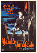 Harald Handfaste 1946 movie poster George Fant Georg Rydeberg Elsie Albiin Hampe Faustman