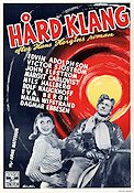 Hård klang 1952 movie poster Edvin Adolphson Margit Carlqvist Victor Sjöström Arne Mattsson