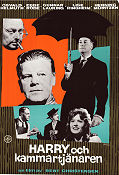 Harry og kammertjeneren 1961 movie poster Osvald Helmuth Ebbe Rode Bent Christensen Denmark