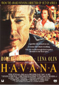 Havana 1990 poster Robert Redford Lena Olin Alan Arkin Sydney Pollack Gambling