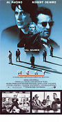 Heat 1995 poster Al Pacino Val Kilmer Robert De Niro Jon Voight Michael Mann