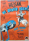 Buck Benny Rides Again 1940 movie poster Jack Benny Musicals