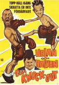 The Battle of the Century 1927 movie poster Laurel and Hardy Helan och Halvan Clyde Bruckman Boxing Poster artwork: Walter Bjorne